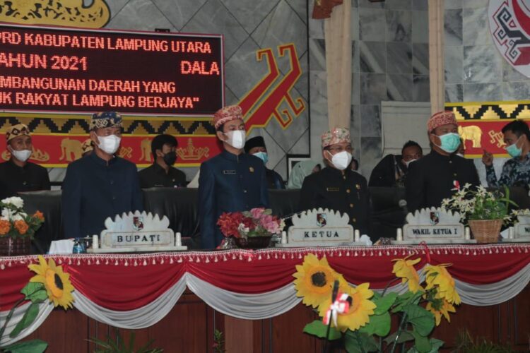 Paripurna istimewa DPRD Lampura, Memperingati HUT Provinsi Lampung Ke-57