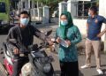 Pencegahan Penyebaraan Wabah Virus Covid-19,Kelurahaan Nagri Tengah Kabupaten Purwakarta Bagikan Masker