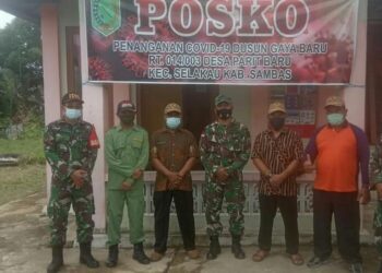 Bentuk Posko Check Point, Upaya Kodim Sambas Perangi Covid-19