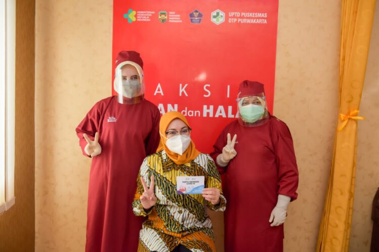 Capai 84,33 Persen, Serapan Vaksin Covid-19 Purwakarta Tertinggi di Jabar