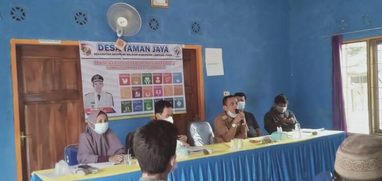 Guna Percepatan Pembangunan Berkelanjutan DD Tahap I Desa Taman Jaya pioritaskan suistanable Development Goals (SDGs)