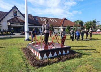 Bupati Lampura Menghadiri Upacara Hari Kesadaran Nasional (HKN)