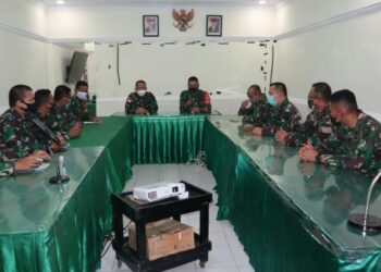 Cek Daya Serap Dan Anggaran, Tim Dalprog Kodam Tanjungpura Kunjungi Kodim Mempawah