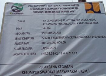 Proyek Sanimas Di Desa Salem Di Sinyalir Menuai Tanda Tanya Publik,Di Duga Syarat Dengan Korupsi