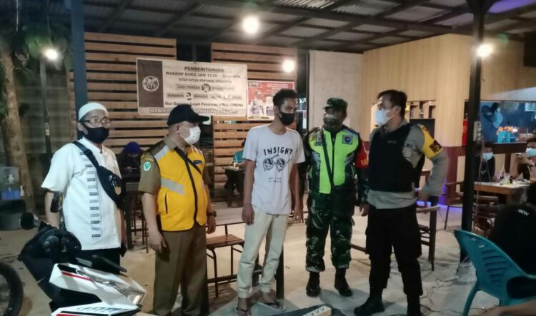 Apel Gabungan Danramil Jungkat Bersama Forkopimcam Imbau Prokes, Di Tempat Hiburan Malam
