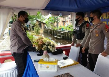 AKP Prayitno : Sambangi Pos Pengamanan Lebaran dan Cek Kesiapan Anggotanya