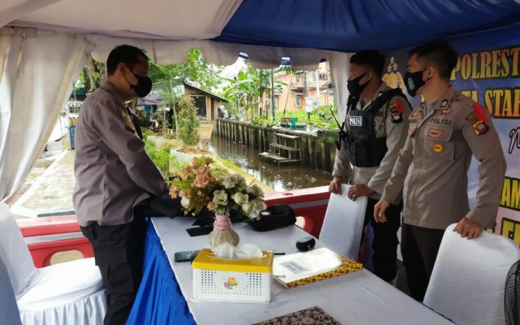 AKP Prayitno : Sambangi Pos Pengamanan Lebaran dan Cek Kesiapan Anggotanya