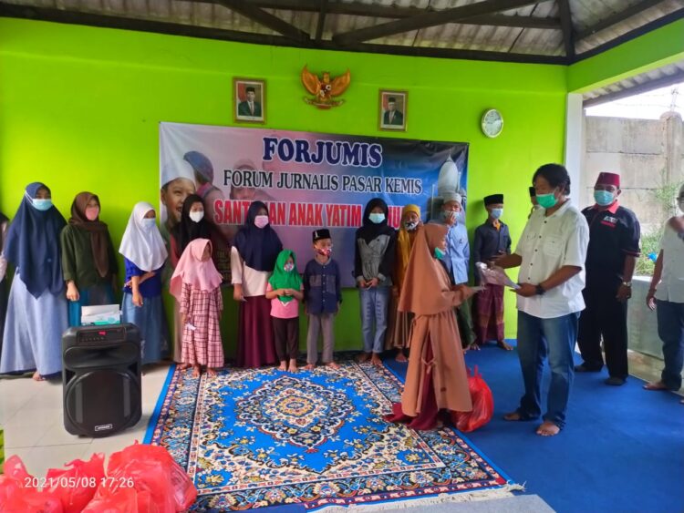 FORJUMIS Berbagi Berkah, Santuni Yatim Piatu Dan Dhuafa Desa Gelam Jaya