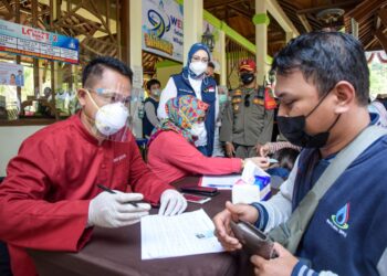 Pastikan Penerapan Prokes, Gugus Tugas Covid-19 Purwakarta Monitoring Kawasan Wisata
