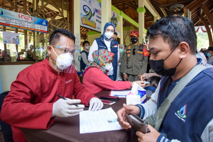 Pastikan Penerapan Prokes, Gugus Tugas Covid-19 Purwakarta Monitoring Kawasan Wisata