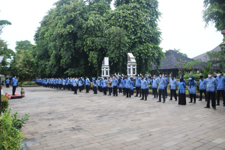 Apel Pagi, Sekda Purwakarta Cek Kehadiran ASN Pasca Libur Lebaran