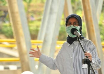JEMBATAN DI CIKIDANG TELAH DI RESMIKAN OLEH BUPATI LEBAK PENGHUBUNG TIGA DESA