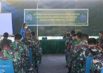 Tes Urine Mendadak, 45 Prajurit Kodim 1201/Mph Bersih Narkoba