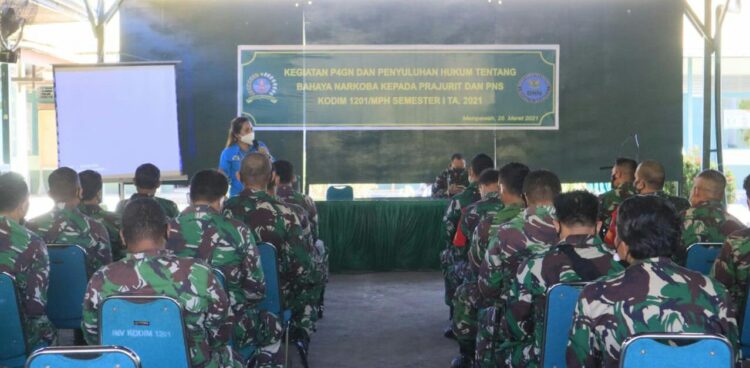 Tes Urine Mendadak, 45 Prajurit Kodim 1201/Mph Bersih Narkoba