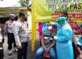 Posko Swab Antigen Polsek Pasar Rebo Mendapat Apresia dari Masyarakat