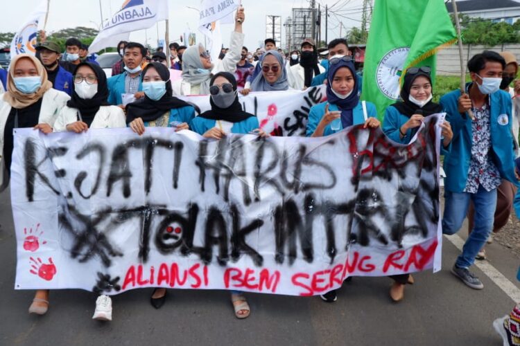 Aliansi BEM Serang Raya Meminta Kejati Transparansi Dengan Data Kasus Korupsi Banten