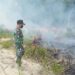 Titik Api Muncul, Dandim 1201/Mph, Instruksikan Koramil Toho dan Menyuke Atasi Karhutla