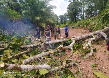 Kekompokan Babinsa Dan Masyarakat Bergotong Royong