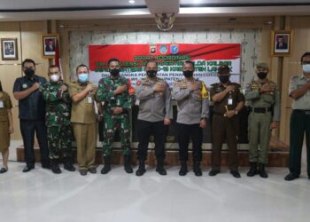 Dandim 1201 Hadiri Rakor Asistensi Dan Supervisi Bersama Tim Satgas Covid-19