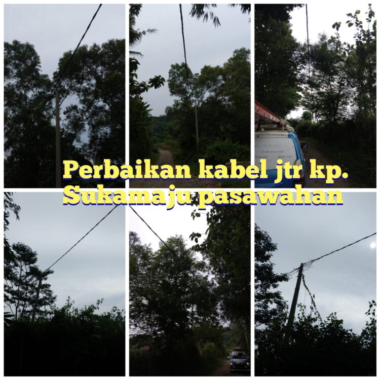 Gerak Cepat PLN Kabupaten Purwakarta Lakukan Perbaikan Kabel Yang Jatuh Bahayakan Warga