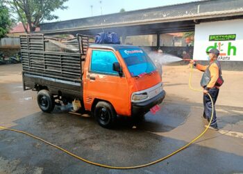 Cegah Penyebaran Covid-19, OPD di Purwakarta Galakan Penyemprotan Disinfektan