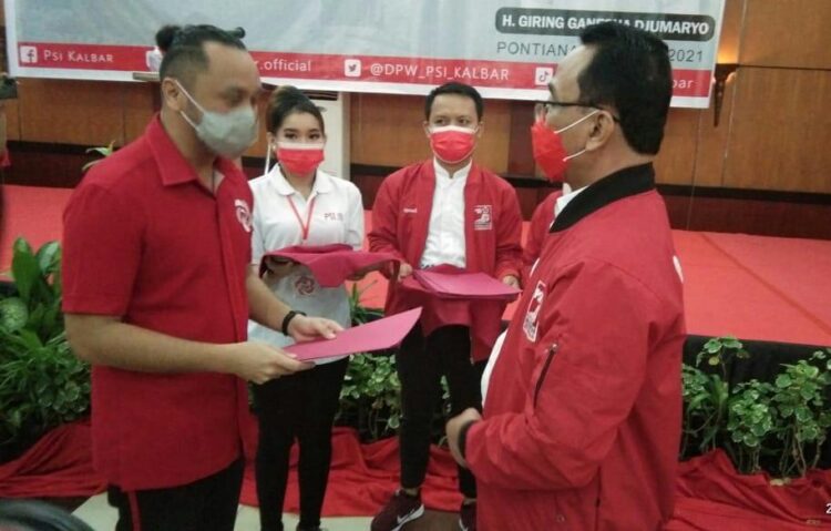 Pelantikan Pengurus DPW & DPD Partai Solidaritas Indonesia Kalimantan Barat, Oleh Plt Ketua Umum PSI