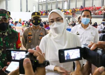 Forkopimda Purwakarta Pantau Pelaksanaan Vaksinasi Massal