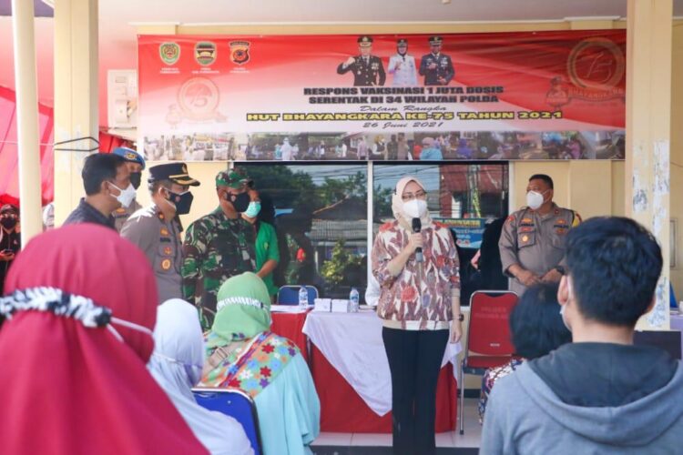 Bakti Bhayangkara Bangun Herd Immunity