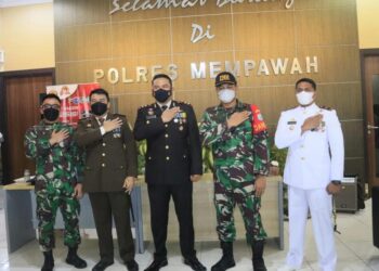HUT Bhayangkara Ke- 75, Dandim 1201 Sinergitas TNI–Polri Selalu Kompak Dan Terus Terjaga