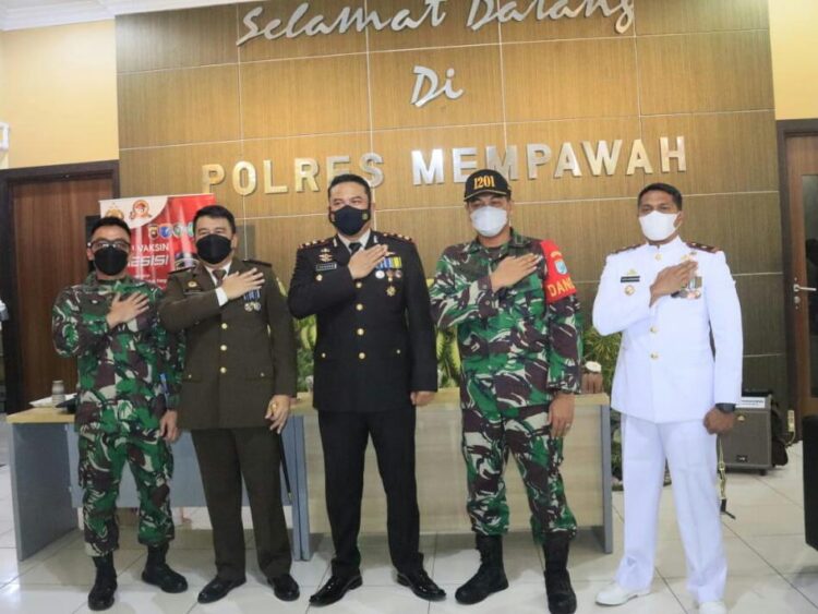 HUT Bhayangkara Ke- 75, Dandim 1201 Sinergitas TNI–Polri Selalu Kompak Dan Terus Terjaga