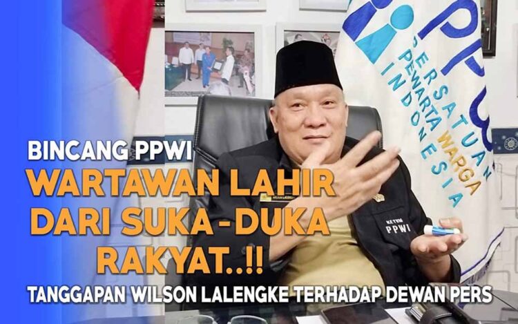 Ketua PPWI Wilson Lalengke: Wartawan Lahir dari Suka-Dukanya Rakyat