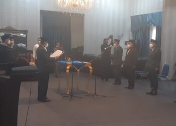 Lima Pejabat Eselon II Pemkab Lampung Utara Dilantik
