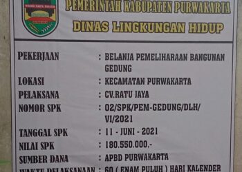 Renovasi Rehab Pembangunan Kantor Dinas LH Mengikuti Standar UU No 43 Tahun 2019
