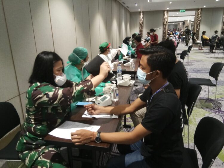 LH SWADEK Banten : Mengapresiasi TNI Bantu Pelaksanaan Vaksinasi untuk Masyarakat