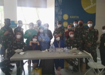 Kodim 0506/Tgr Korem 052/Wkr Kembali Menggelar Giat Serbuan Vaksinasi Covid-19