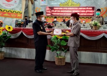 Gelar Paripurna Penyampaiyan Rancangan KUA-PPAS APBD 2022