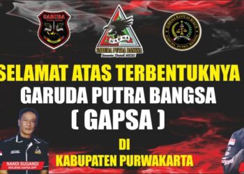 DPP GARUDA PUTRA BANGSA SERAHKAN SK DPD KABUPATEN PURWAKARTA