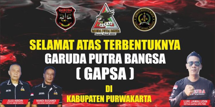 DPP GARUDA PUTRA BANGSA SERAHKAN SK DPD KABUPATEN PURWAKARTA