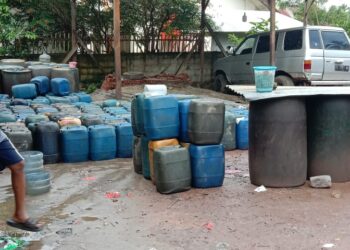 Diduga Polres Kendari Tak Mampu Tidak Oknum Penimbun Solar Tak Berizin