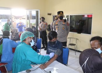 Kepolisian Polres Purwakarta Lakukan Percepatan Vaksinasi Covid – 19