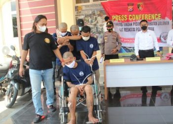 KURANG DARI 24 JAM, SAT RESKRIM POLRES LEBAK POLDA BANTEN BERHASIL TANGKAP PELAKU BEGAL