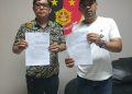Lembakum SILIWANGI Sebagai Kuasa Hukum J&T Express Jabar PT. Semut Merah Squad Melakukan Perjanjian Bersama Untuk Perdamaian Dengan SPSI-TSK Karawang di Polres Karawang