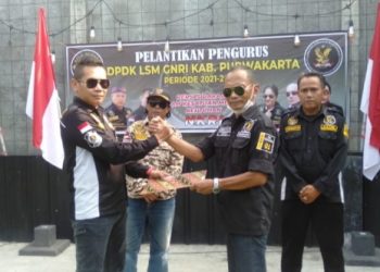 PELANTIKAN PENGURUS LSM GNRI DPDK PURWAKARTA DIPIMPIN LANGSUNG OLEH KETUA UMUM N.N..KHOLIS