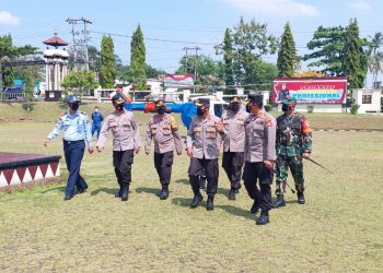 Pastikan percepatan kegiatan vaksinasi oleh jajarannya, Waka Polda Lampung kunjungi Lampung Utara