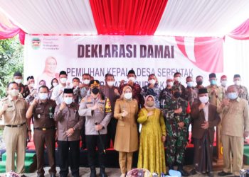 Deklarasi Damai Pilkades, Cakades Siap Menang Siap Kalah