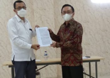 Universitas Nias Sah, Ketua Yaperti Nias Terima SK Mendikbud Ristek