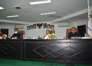 Ketua DPRD Kabupaten Nias Pimpin Rapat Paripurna Penyampaian Nota Pengantar Ranperda RPJMD Kabupaten Nias 2021-2021