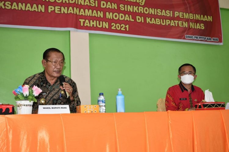 Pemkab Nias Selenggarakan Rakor Dan Sinkronisasi Pembinaan Pelaksanaan Penanaman Modal