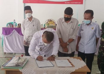 SERAH TERIMA JABATAN KEPALA DESA CIWARENG PERIODE 2021-2027