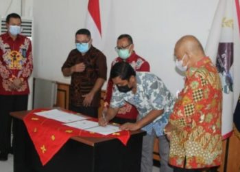 Pemkot Gunungsitoli Dan Kemenkumham Laksanakan Perjanjian Kerja Sama Perlindungan Kekayaan Intelektual